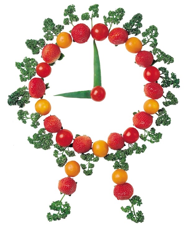 蔬菜钟表