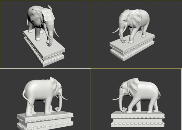 3D大象模型