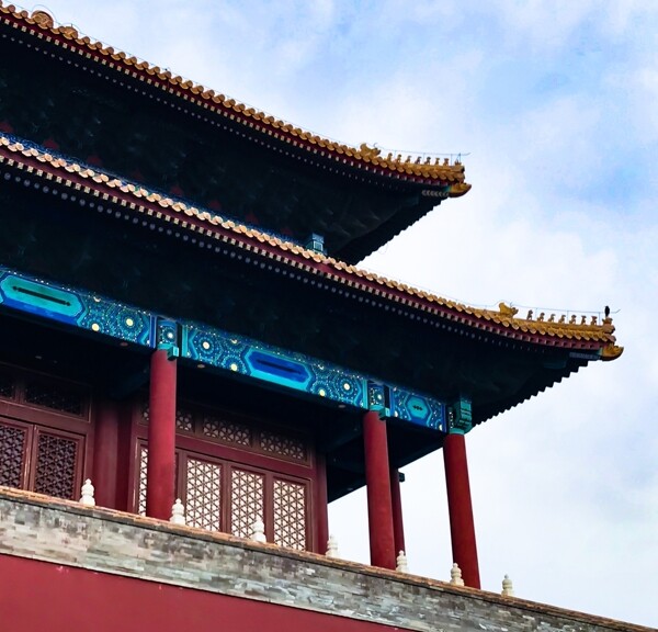 北京故宫天安门角楼