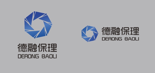 德融保理LOGO设计方案