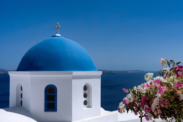 希腊爱琴海建筑风格图片