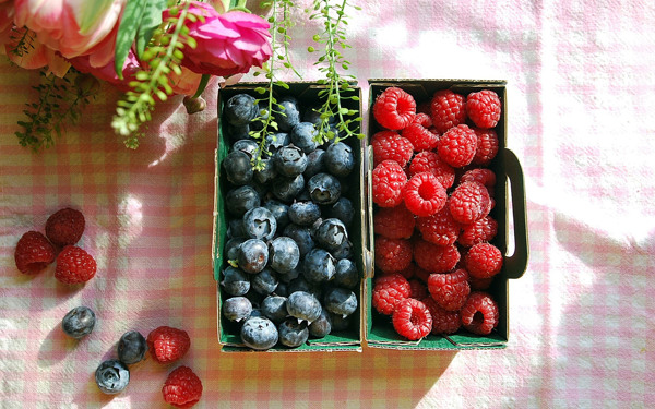 蓝莓树莓