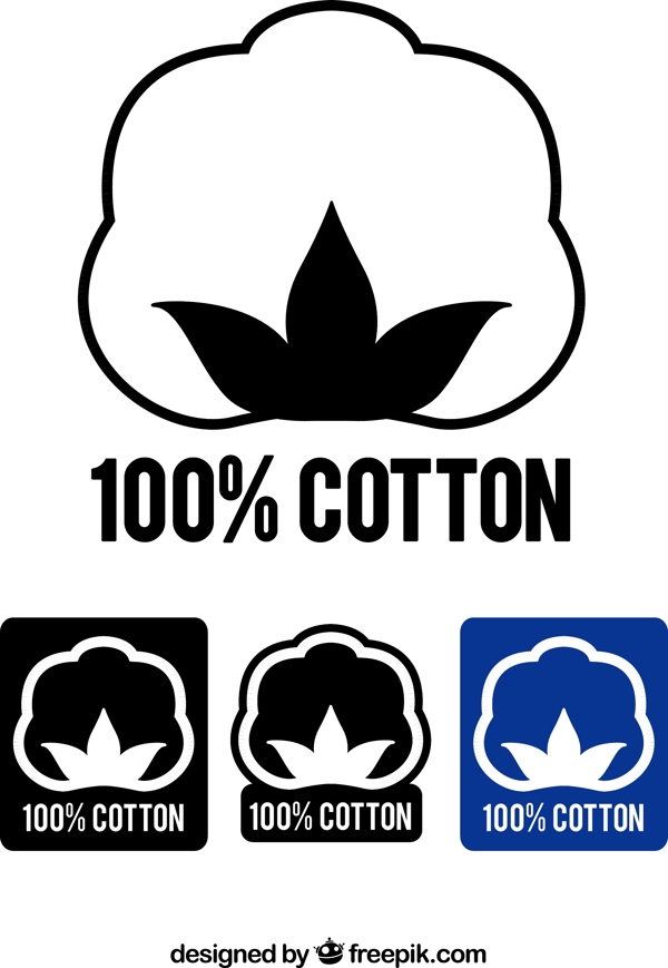 纯棉制品标签图片