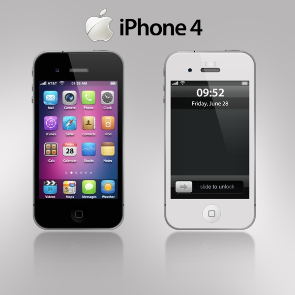 iphone4模板图片