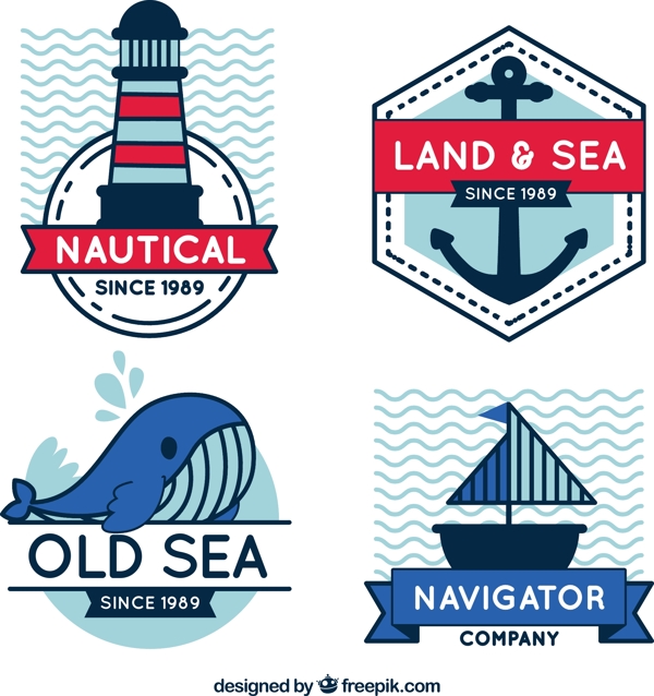 4款创意航海标签