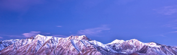 蓝天雪山1920雪景背景素材