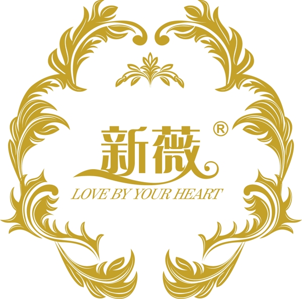 欧式花纹LOGO边框