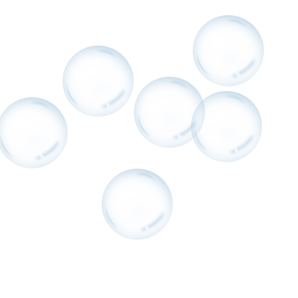 白色圆圈泡泡