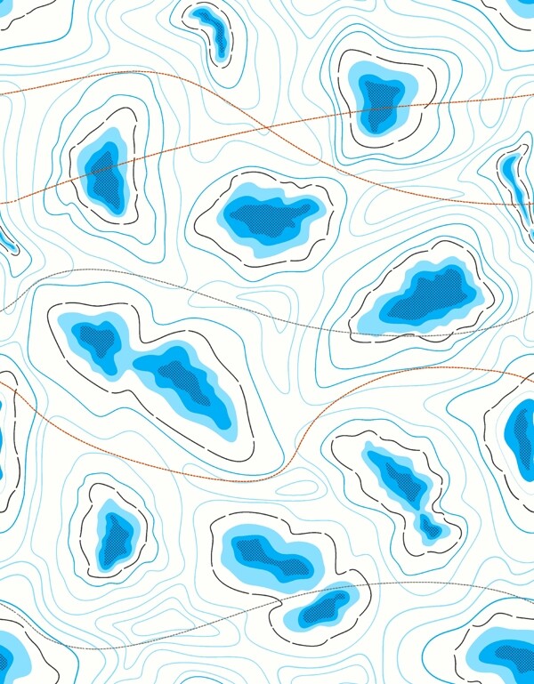 时尚科技等高线底纹肌理图片