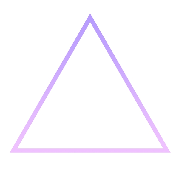紫色创意几何三角形元素