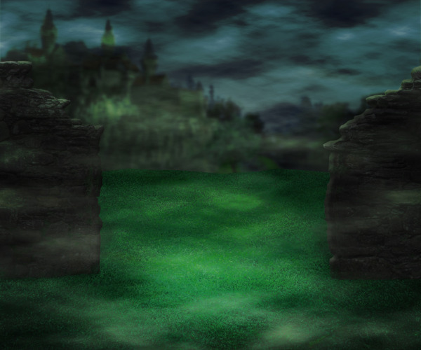 黑暗城堡的幻想的背景