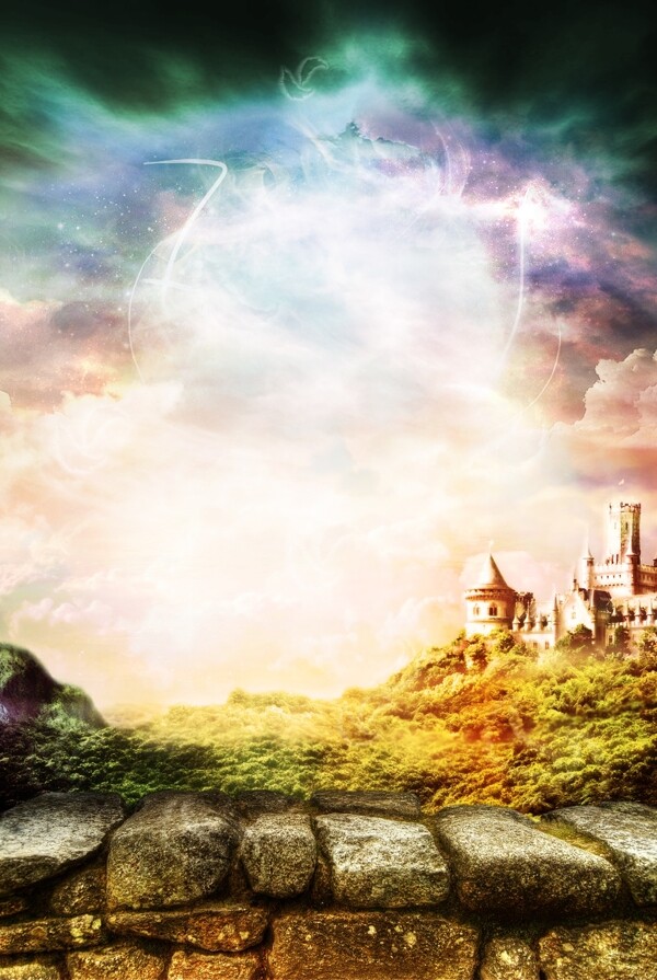 梦幻城堡风景图