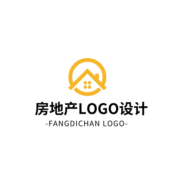 简约大气房地产logo标志设计