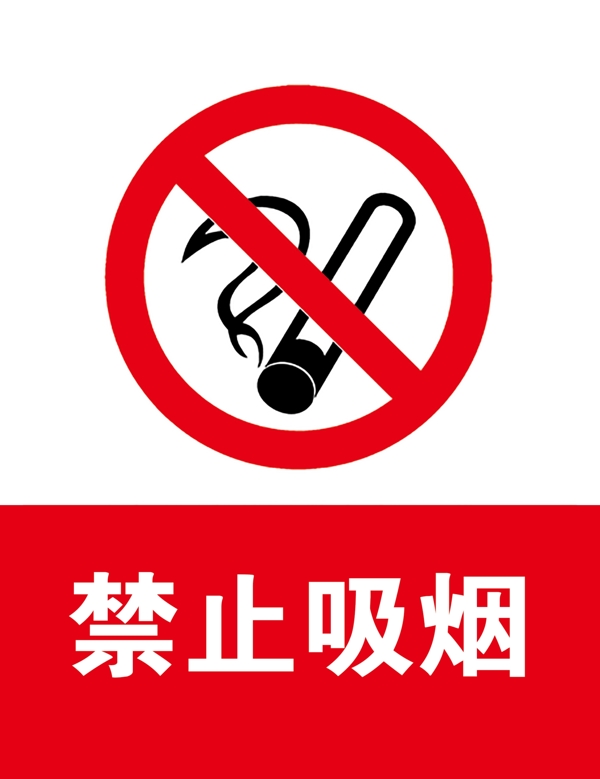 禁止烟火禁烟禁火标识标