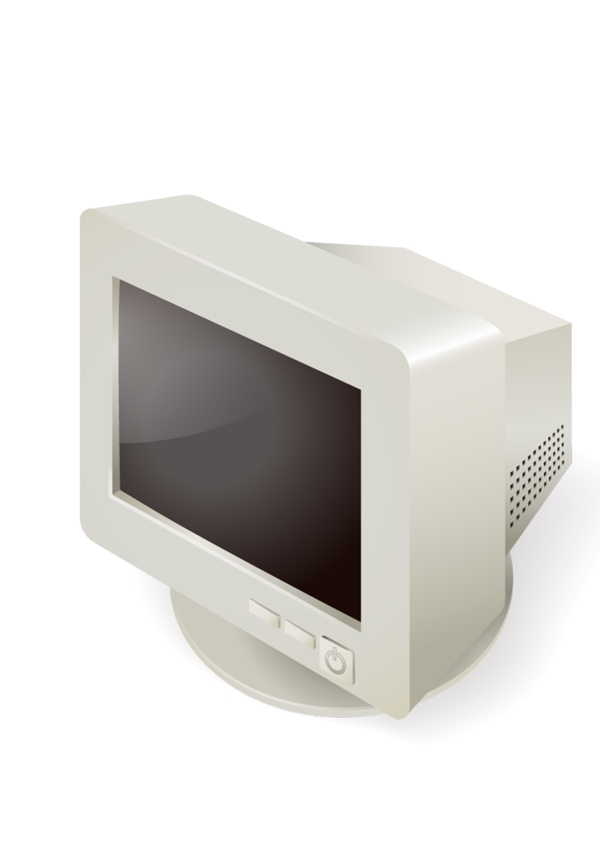 白色台式电脑