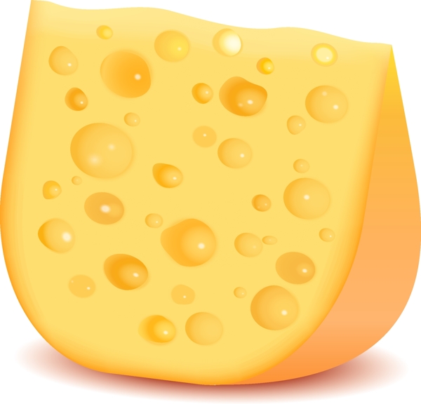 现实的奶酪的设计元素矢量集04