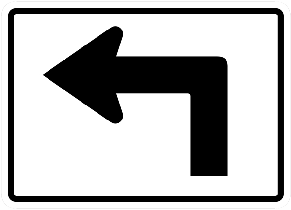 外国交通图标交通箭头标识