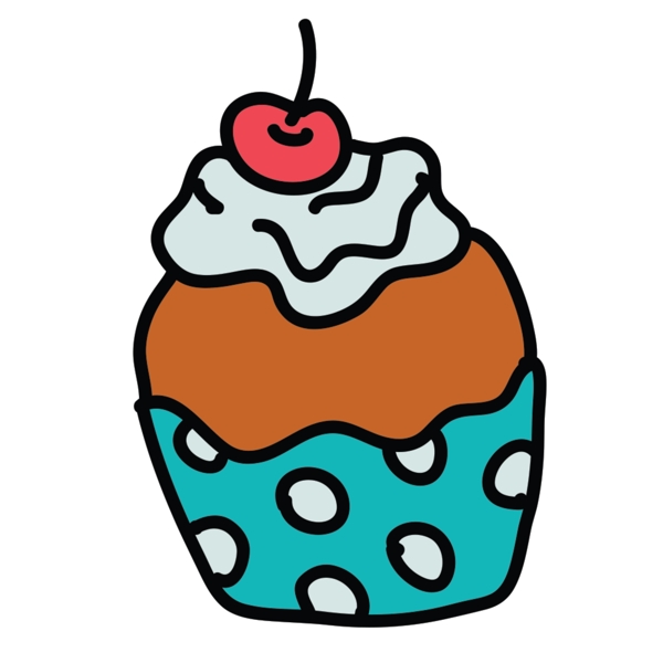 网页UI蛋糕icon图标设计
