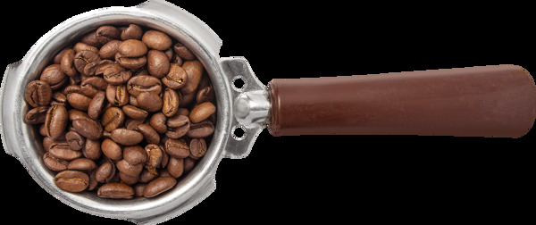 新鲜烘焙咖啡豆png透明素材
