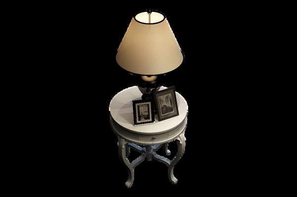 现代风格欧式灯具灯台设计模型