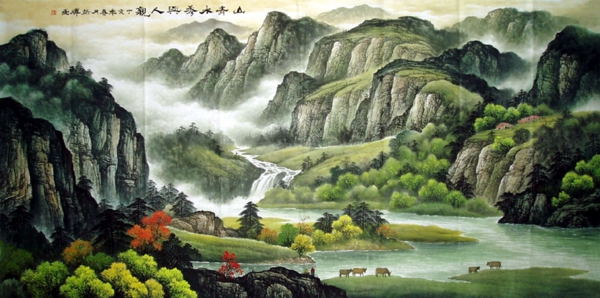 风景山水装饰画