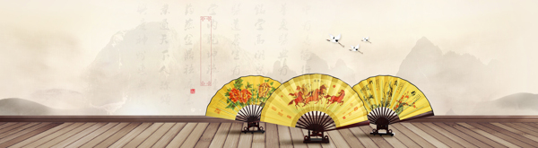 中国风banner背景设计