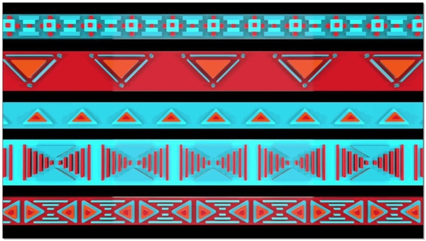 名族特色花纹视频素材