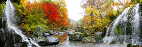 秋天山水图片