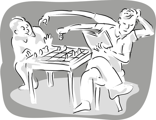 两个人下棋的游戏