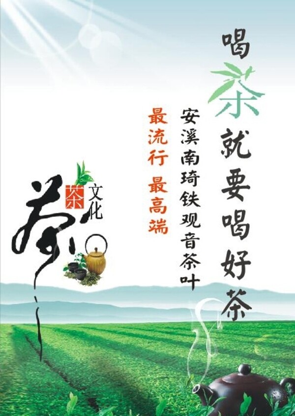 铁观音茶文化海报