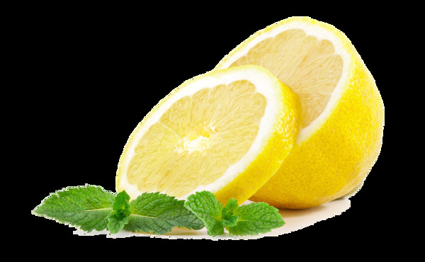 清新黄色柠檬png元素