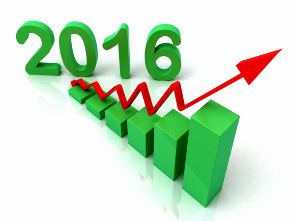 2016绿色条形图显示预算