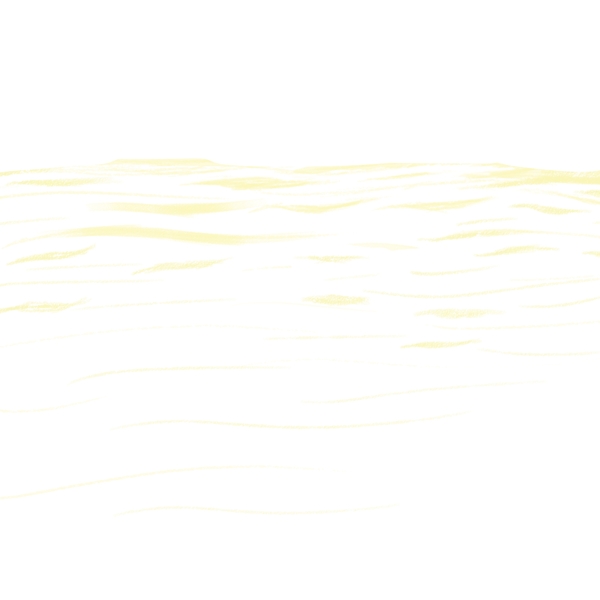 黄色白色水面水泼纹自然简约水中场景免扣png