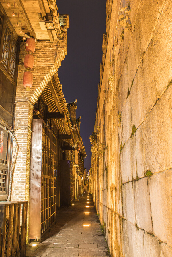 桂林东西巷的夜景