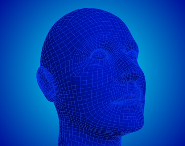 一款3D立体人物头像矢量素材