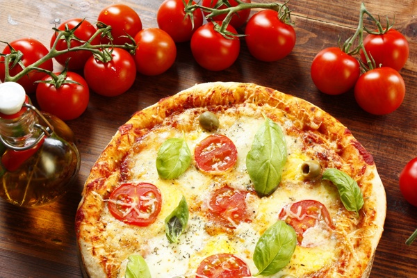蔬菜披萨高清图片