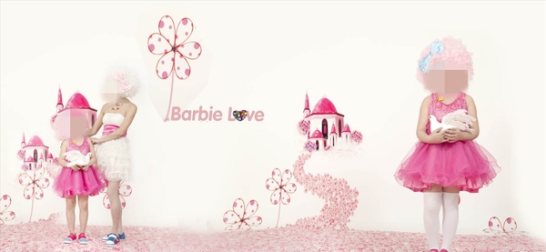 精灵童话系列芭比爱儿童相册模板图片