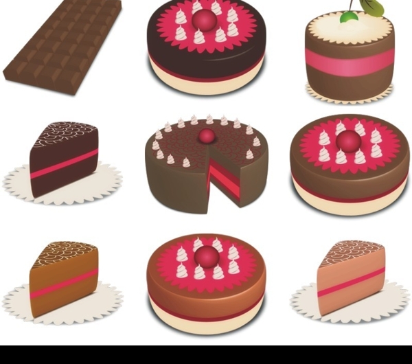 巧克力蛋糕图标图片