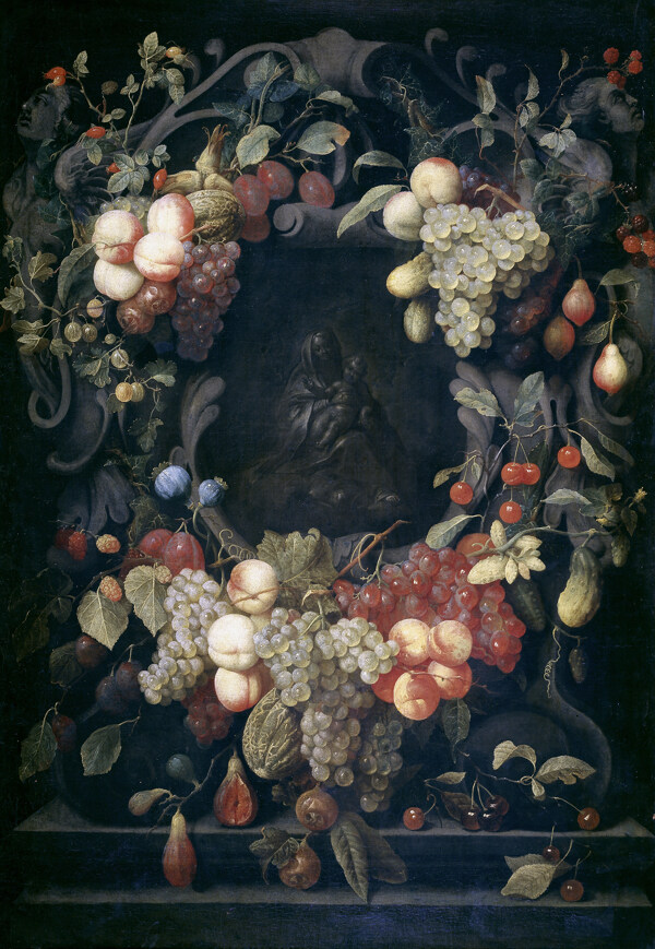 水果雕像图片
