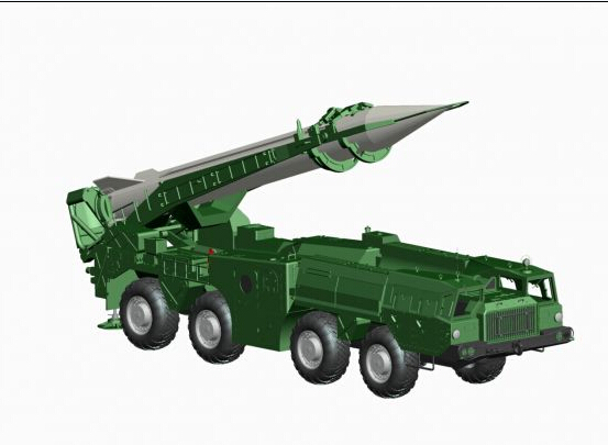导弹车模型