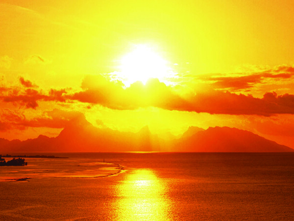 夕阳红背景图片