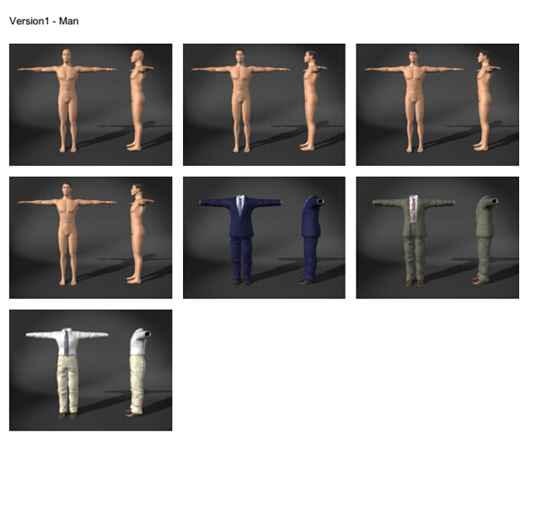 3D男人模型免费下载