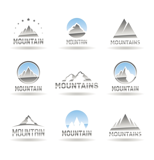 山峰logo设计