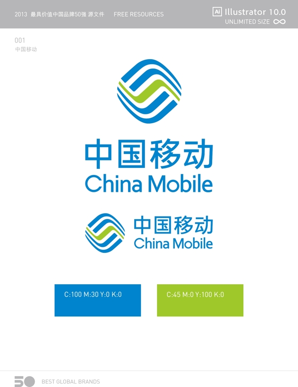 中国移动logo企业VI
