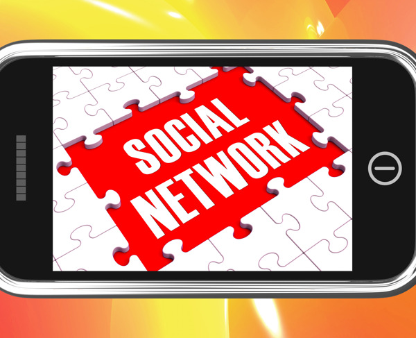 社会网络在智能手机的显示在线互动