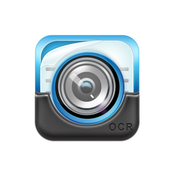 蓝色精美相机icon图标设计