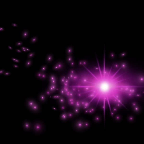 粉紫梦幻时尚星点