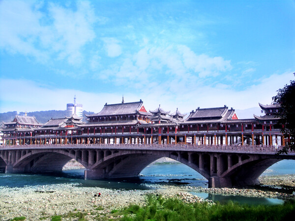 雅州廊桥图片