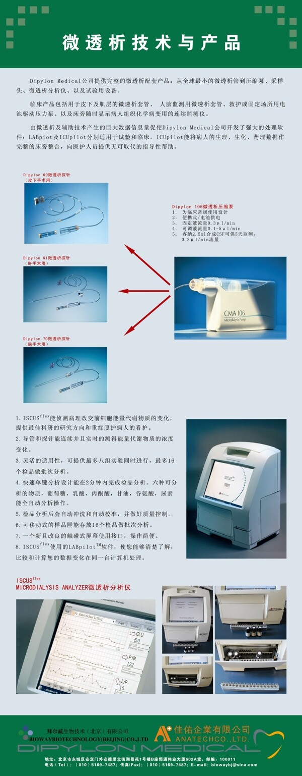 微透析产品与技术图片