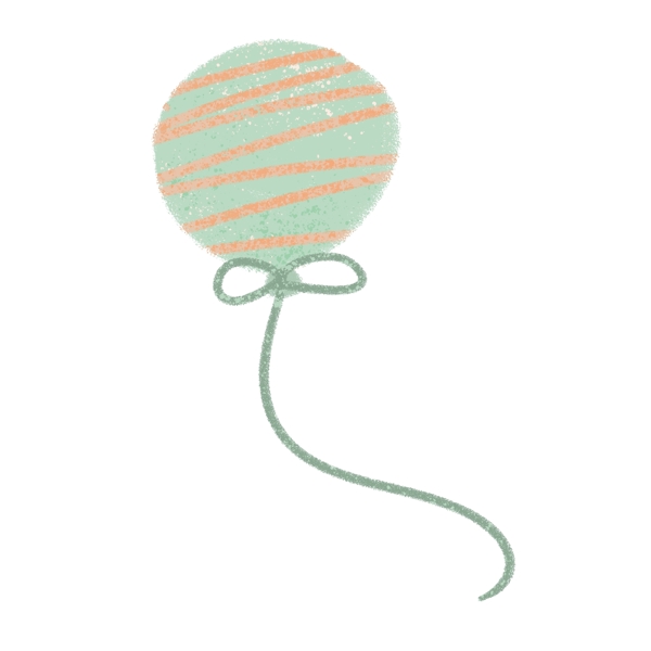 绿色气球条纹